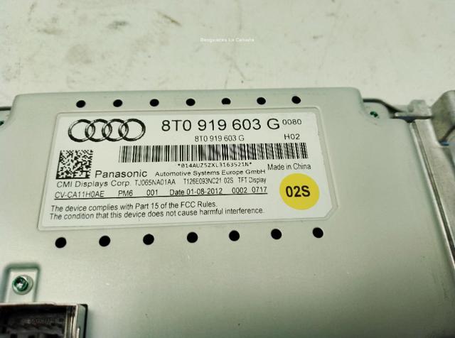 8T0057603G Дисплей многофункциональный купить Павлоград