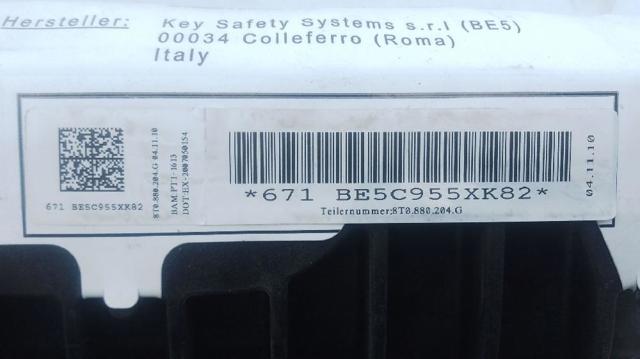 VAG 8T0880204G Подушка безопасности (AIRBAG) пассажирская в наличии Сумы