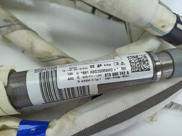 8T0880742A Подушка безопасности (AIRBAG) шторка боковая правая купить Чернигов