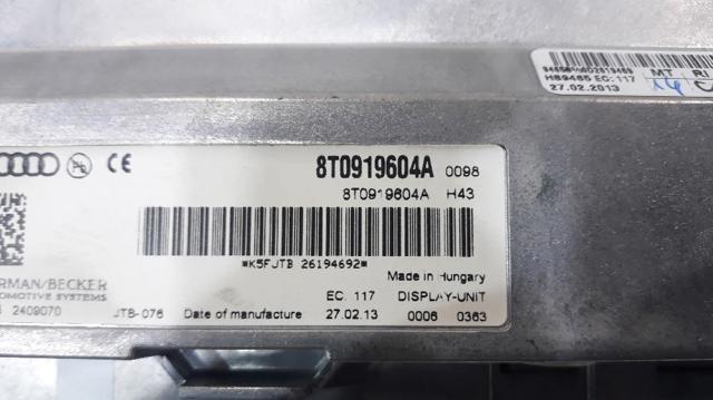 VAG 8T0919604A Дисплей многофункциональный в наличии Тернополь