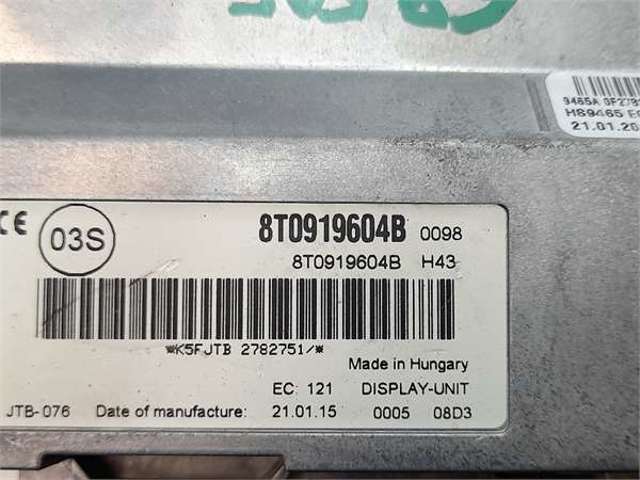VAG 8T0919604B Дисплей многофункциональный в наличии Каменское