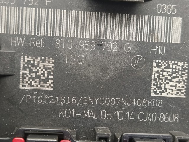VAG 8T0959792P Блок комфорта передней двери в наличии Каменское