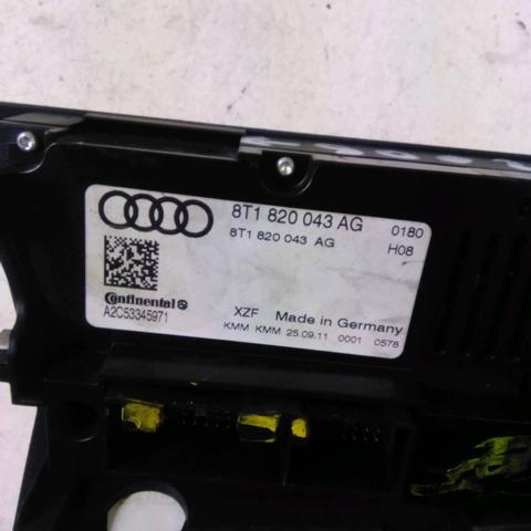 8T1820043AGXZF VAG Блок управления кондиционером купить в Днепр