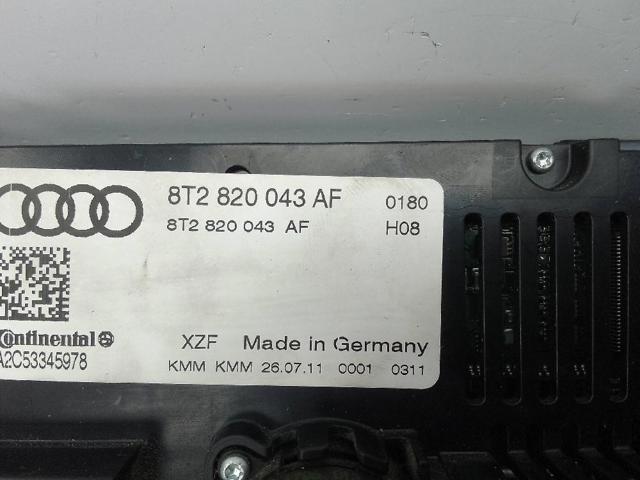 VAG 8T2820043AF Блок управления кондиционером в наличии Житомир