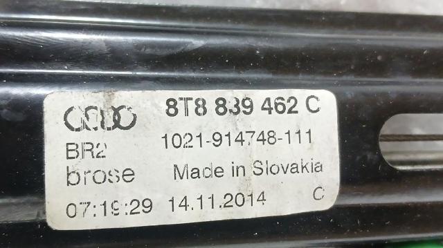 VAG 8T8839462C Механизм стеклоподъемника двери задней правой в наличии Запорожье