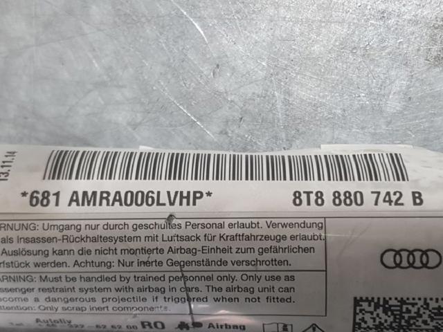 VAG 8T8880742B Подушка безопасности (AIRBAG) шторка боковая правая в наличии Житомир