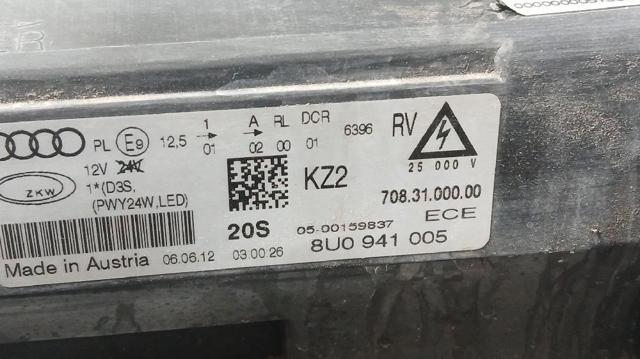 VAG 8U0941005 Левая фара в наличии Запорожье
