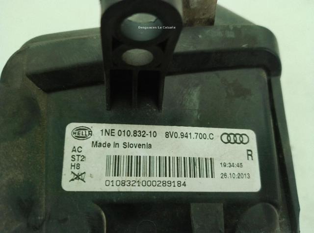 VAG 8V0941700C Фара противотуманная правая в наличии Ирпень