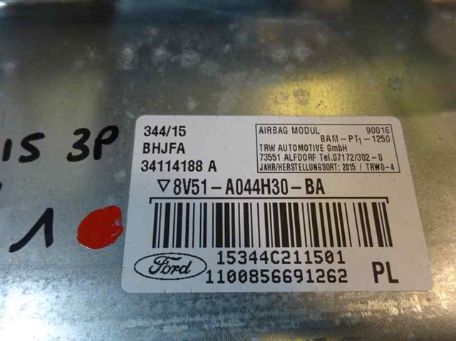 FORD 8V51A044H30BA Подушка безопасности (AIRBAG) пассажирская в наличии Одесса