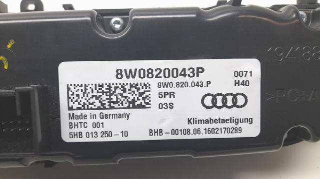 VAG 8W0820043P Блок управления кондиционером в наличии Сумы