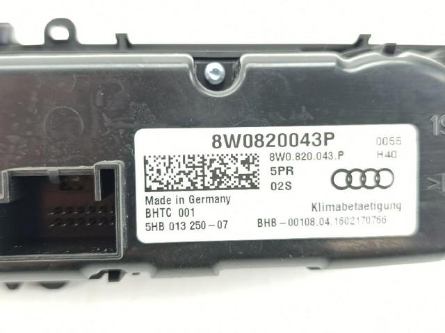 8W0820043P VAG Блок управления режимами отопления/кондиционирования купить в Киев