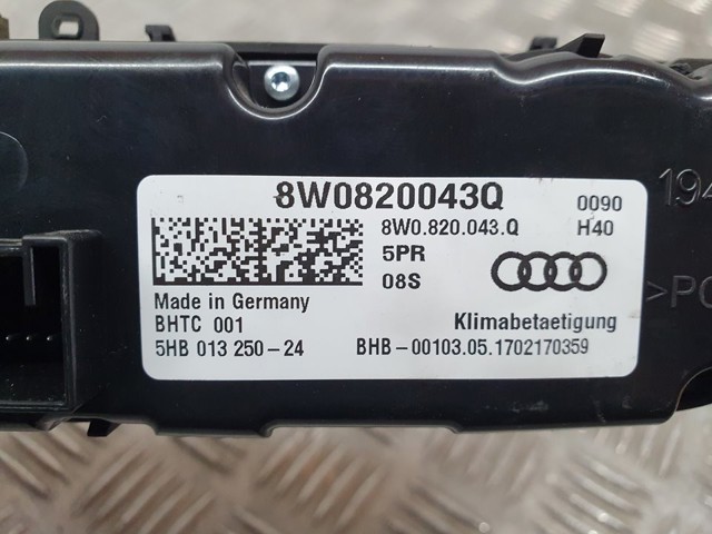 8W0820043Q VAG Блок управления кондиционером купить в Ровно