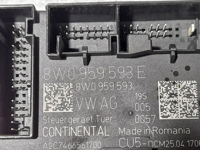 8W0959593E VAG Блок комфорта передней двери купить в Павлоград