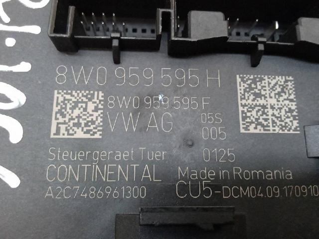 8W0959595H VAG Блок комфорта задней двери купить в Украина