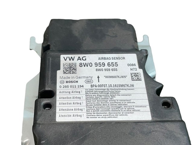 VAG 8W0959655 Модуль-процессор управления подушкой безопасности (ЭБУ AIRBAG) в наличии Николаев