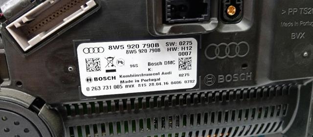 8W5920790B VAG Приборная доска (щиток приборов) купить в Ровно