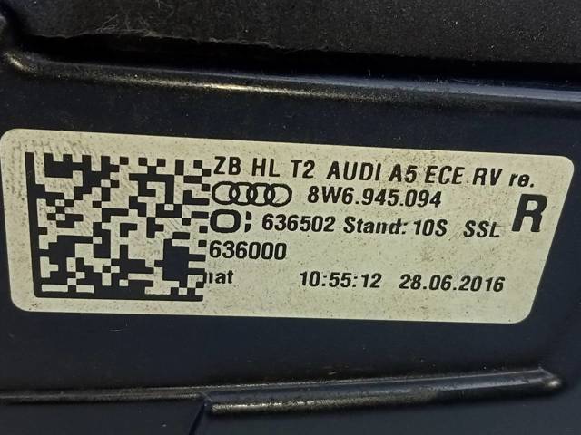 VAG 8W6945094 Фонарь задний правый внутренний в наличии Днепр