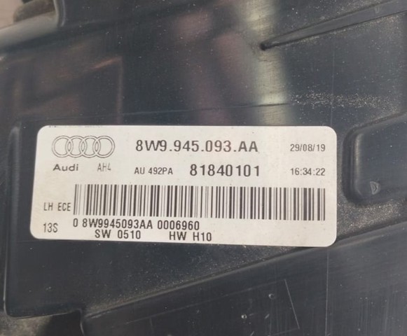 VAG 8W9945093AA Фонарь задний левый внутренний в наличии Житомир