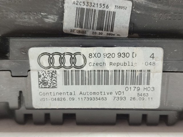 VAG 8X0920930D Приборная доска (щиток приборов) в наличии Львов