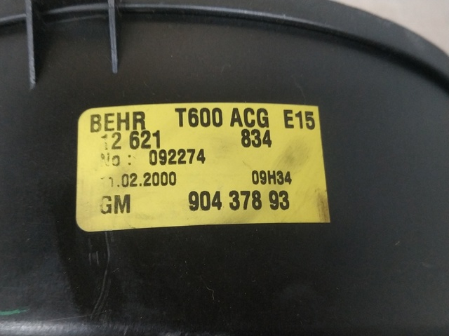 OPEL 90437893 Вентилятор печки в наличии Тернополь