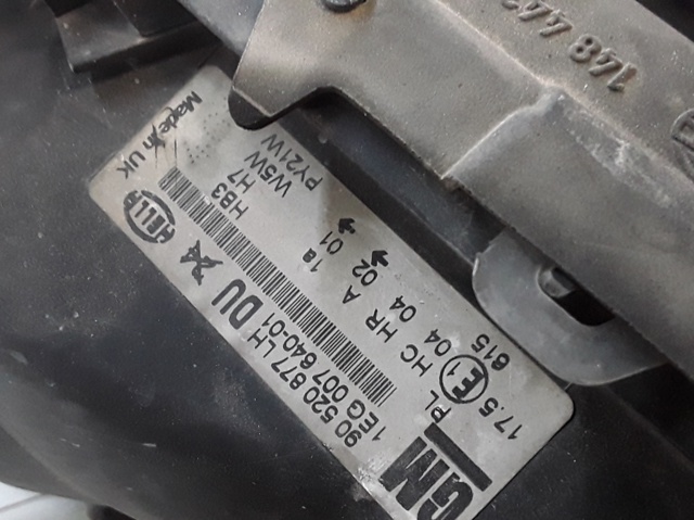 OPEL 90520877LH Левая фара в наличии Львов