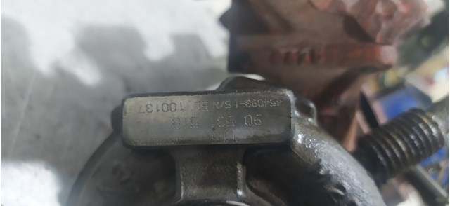 Turbocompressor para opel zafira para limusine (t98) (1996-2000) 2.0 di 16v (f75) x20dtl 90531518