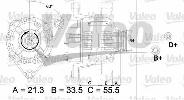 OPEL 90534472 Генератор в наличии Полтава