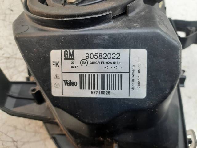 OPEL 90582022 Фара правая в наличии Сумы