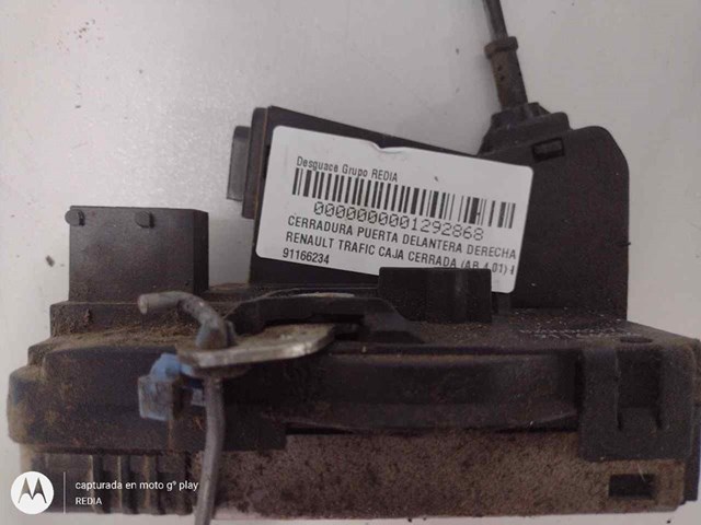 91166234 RENAULT Замок передней правой двери купить в Кривой Рог