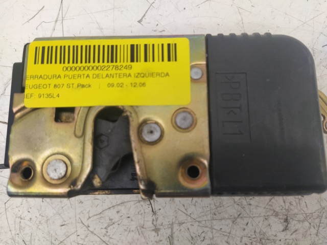 Fecho da porta dianteira esquerda Citroen C8 EA, EB