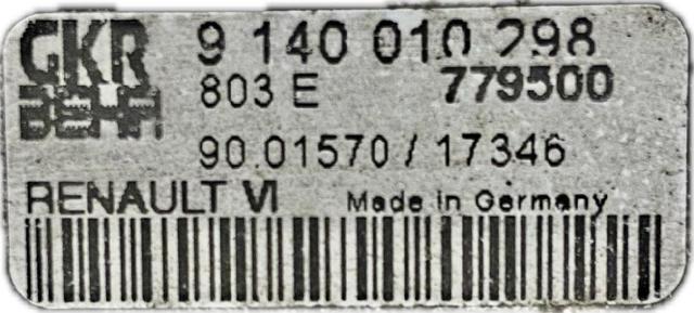 RENAULT 9140010298 в наличии Полтава