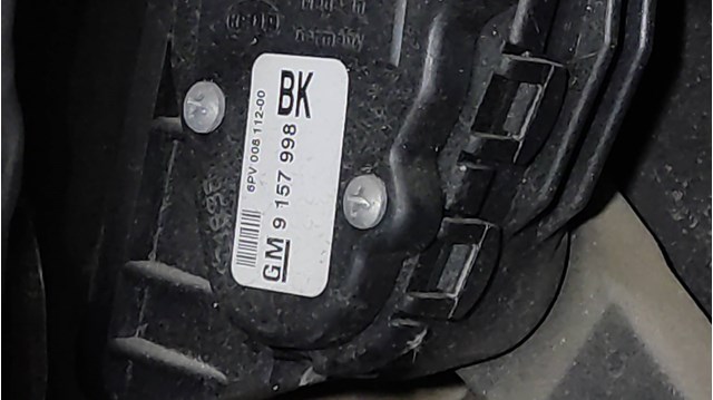 Potenciômetro de pedal para Opel Astra H 1.3 CDTI (L48) Z13DTH 9157998