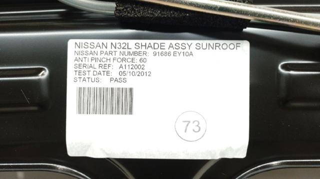 NISSAN 91686EY10A Рама люка в наличии Ужгород