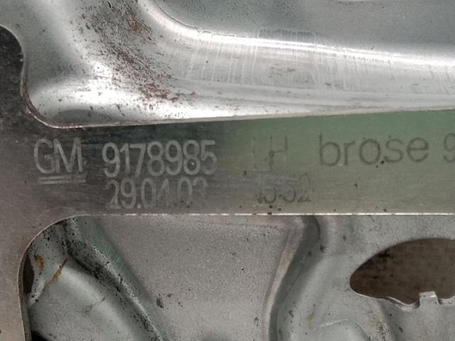 Mecanismo de acionamento de vidro da porta dianteira esquerda Opel Vectra