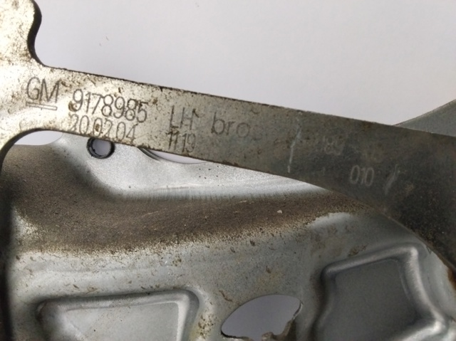 Mecanismo de acionamento de vidro da porta dianteira esquerda Opel Vectra