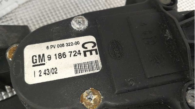 Potenciometro pedal para opel vectra c 2.2 dti 16v (f69) y22dtr 9186724