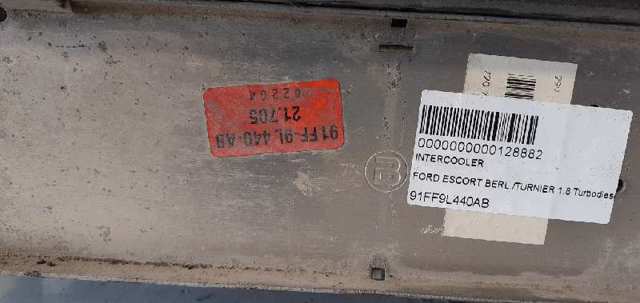 Radiador de intercooler 91FF9L440AB FORD