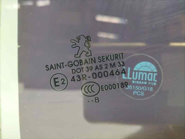 9203HQ PEUGEOT Стекло двери задней левой купить в Днепр