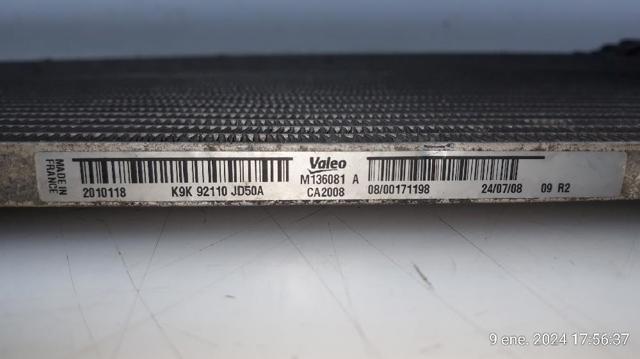 92100JD500 NISSAN Радиатор кондиционера купить в Украина
