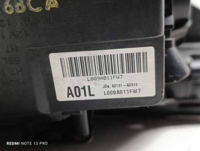 92101A2010 HYUNDAI Фара левая купить в Одесса