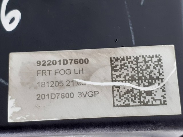 92201D7600 HYUNDAI Фара противотуманная левая купить в Одесса