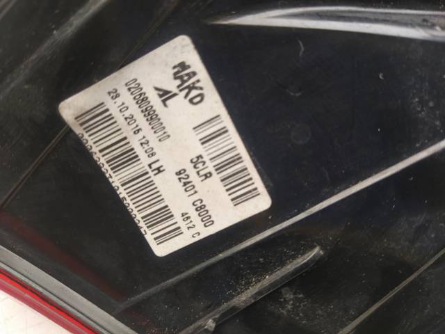 92401C8000 HYUNDAI Фонарь задний левый внешний купить в Украина