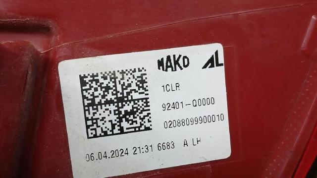 92401Q0000 Фонарь задний левый внешний купить Одесса