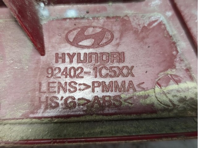 Piloto trasero derecho para hyundai getz 1.1 g4hg 924021C5XX