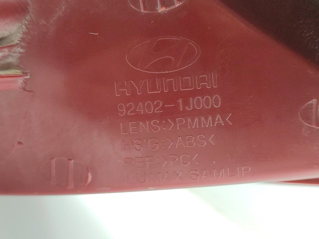 Luz traseira direita para Hyundai i20 1.2 g4la 924021J000