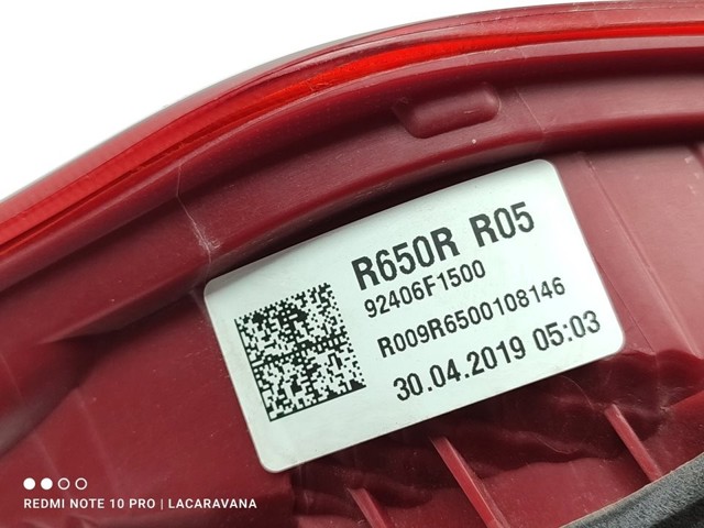 HYUNDAI 92406F1500 Фонарь задний правый внутренний в наличии Хмельницкий