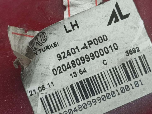 924101J000 Фонарь задний левый купить Черкассы