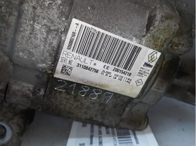 Compressor de ar condicionado para Dacia Sandero II TCE 90 H4BB4 926000216R