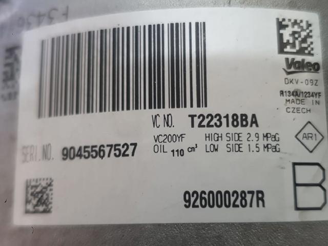 NISSAN 926000287R Компрессор кондиционера в наличии Ужгород