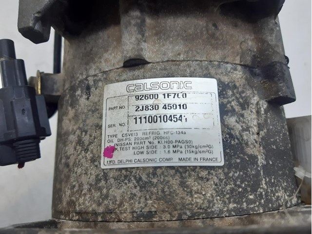 Compressor de aparelho de ar condicionado 926001F700 Nissan